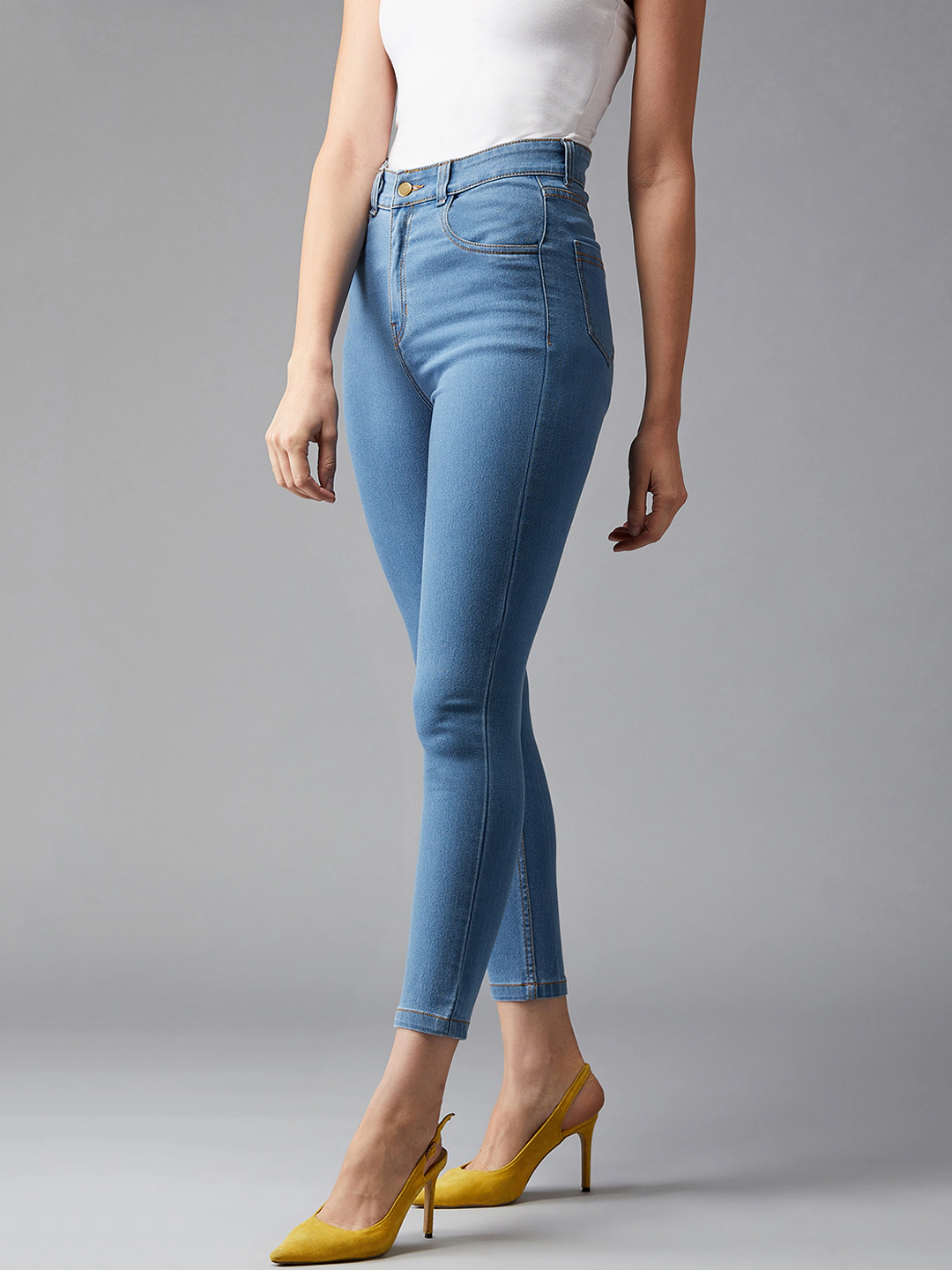 Quần jeans bó (Xanh dương nhạt)
